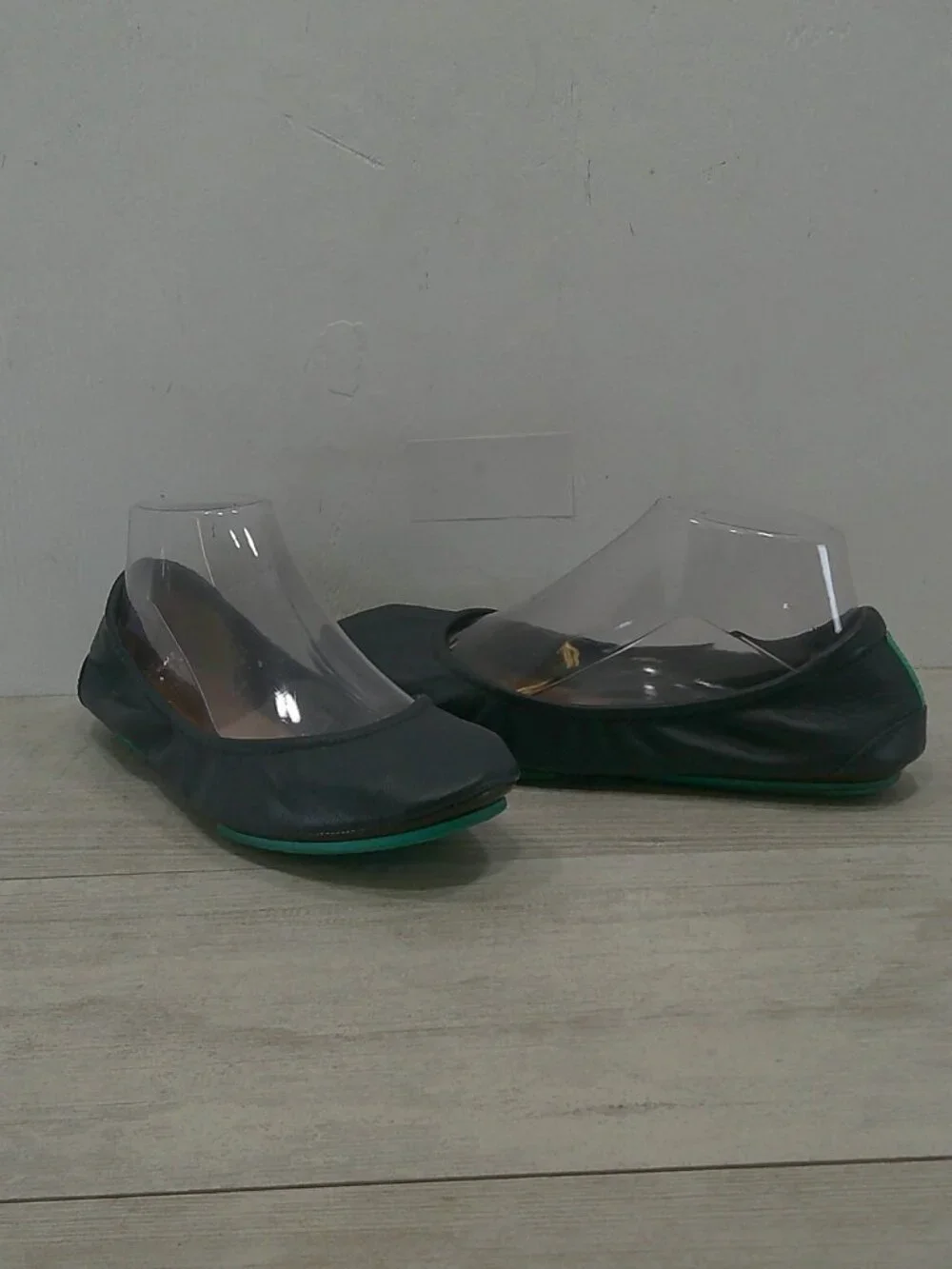 Authentic Tieks Classic Navy Italian Leather Foldable Ballet Flats Balletcore 8